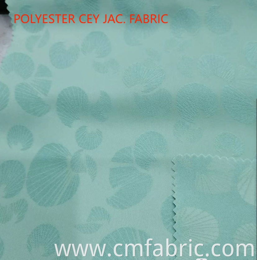 Polyester CEY Jacqaurd 4 way spandex